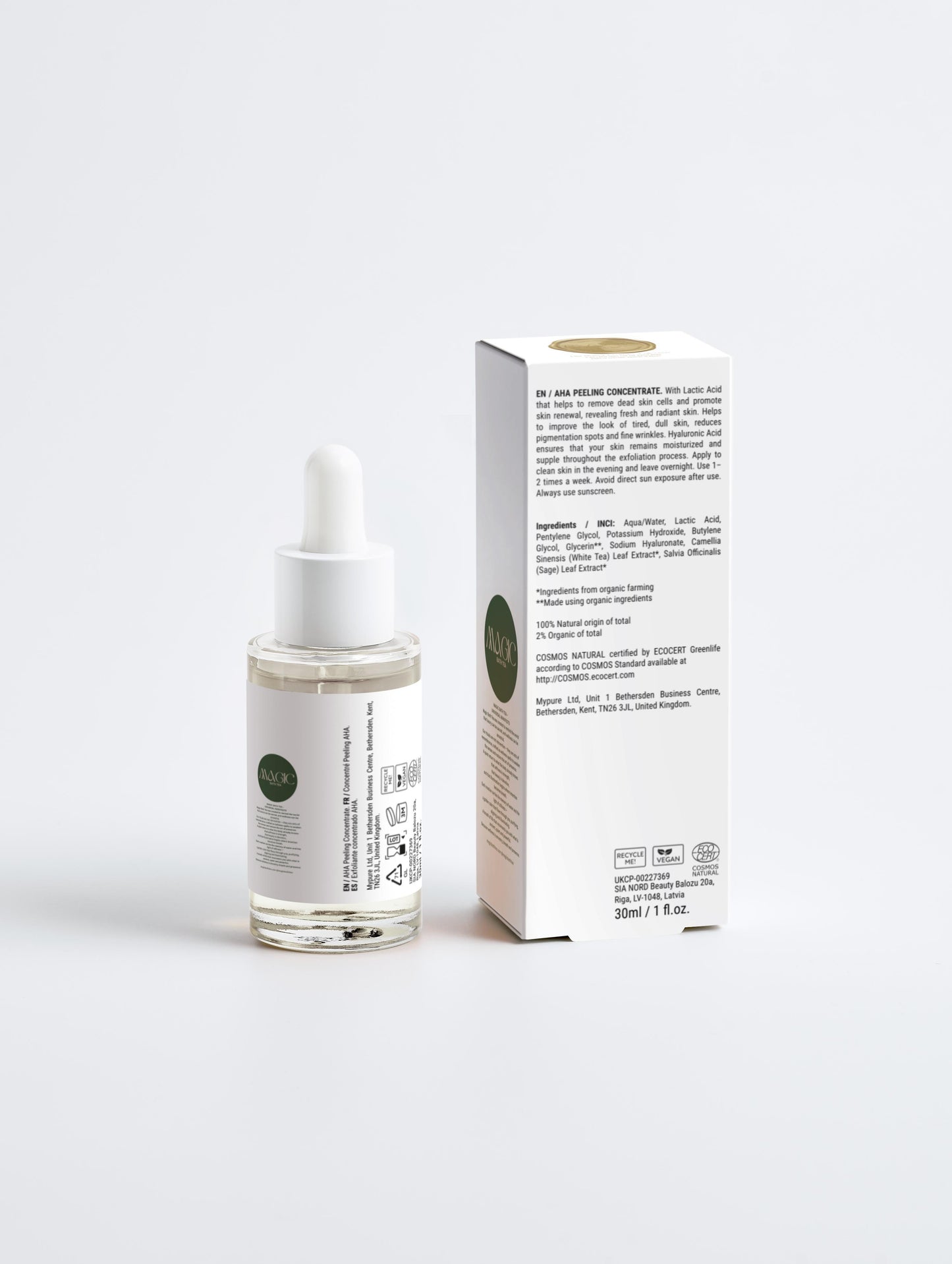 Concentré exfoliant AHA Inlightment — Collection exclusive Old Money