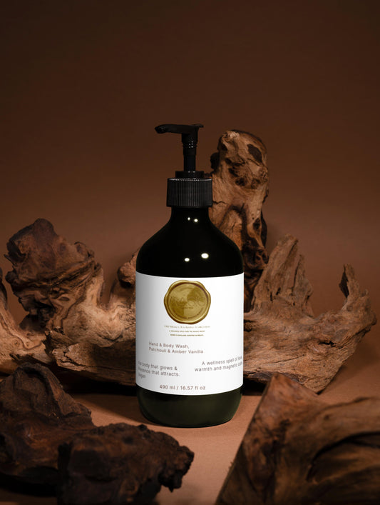 Patchouli & Amber Vanilla Ritual Wash — British Luxury, Brazilian Ancestral Warmth