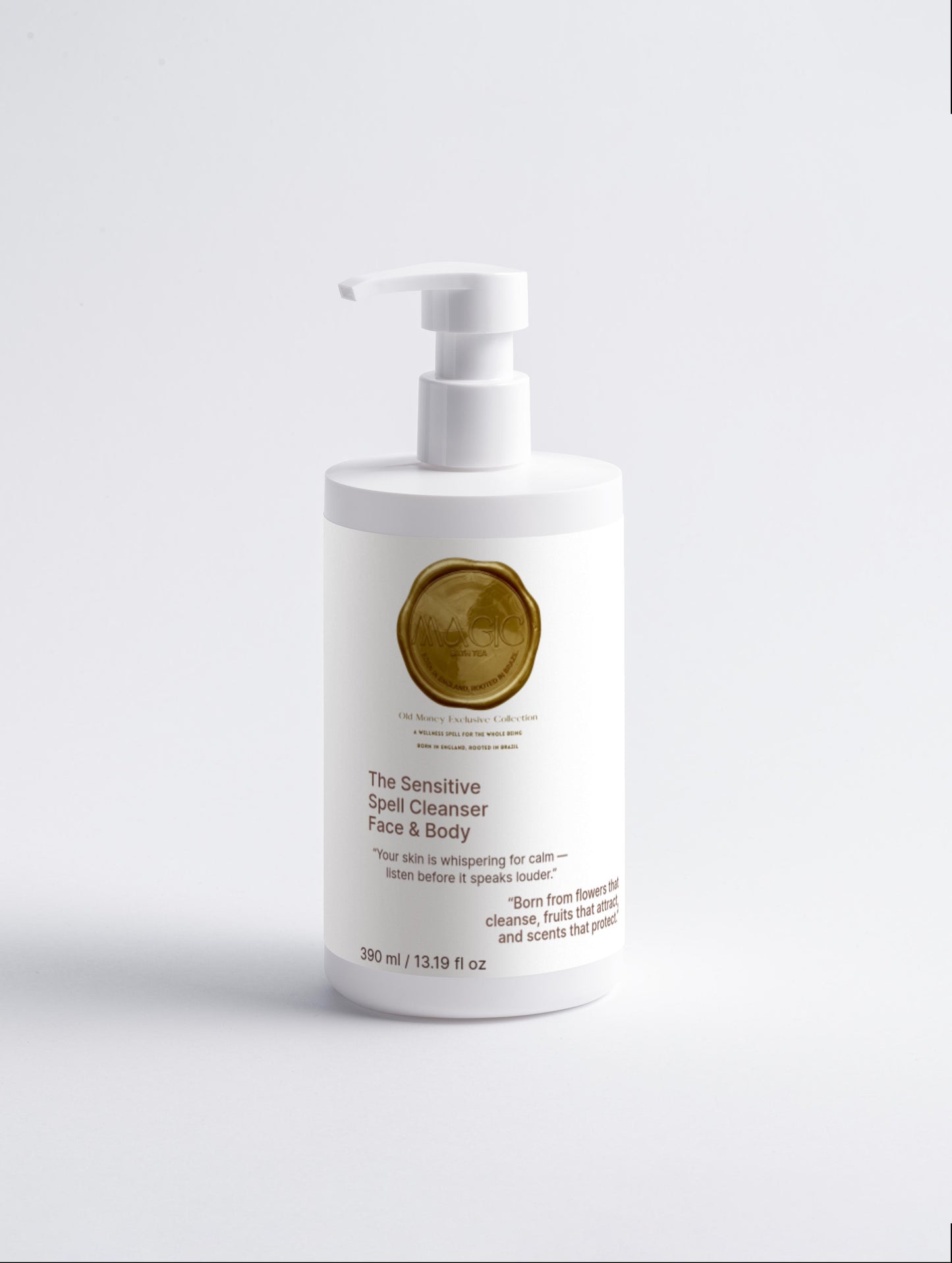 Le nettoyant pour peaux sensibles – Visage et corps | Soins britanniques inspirés de la sagesse ancestrale brésilienne