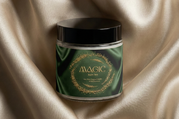 Wild Flowers Soy Wax Vegan Candle Wild Flower