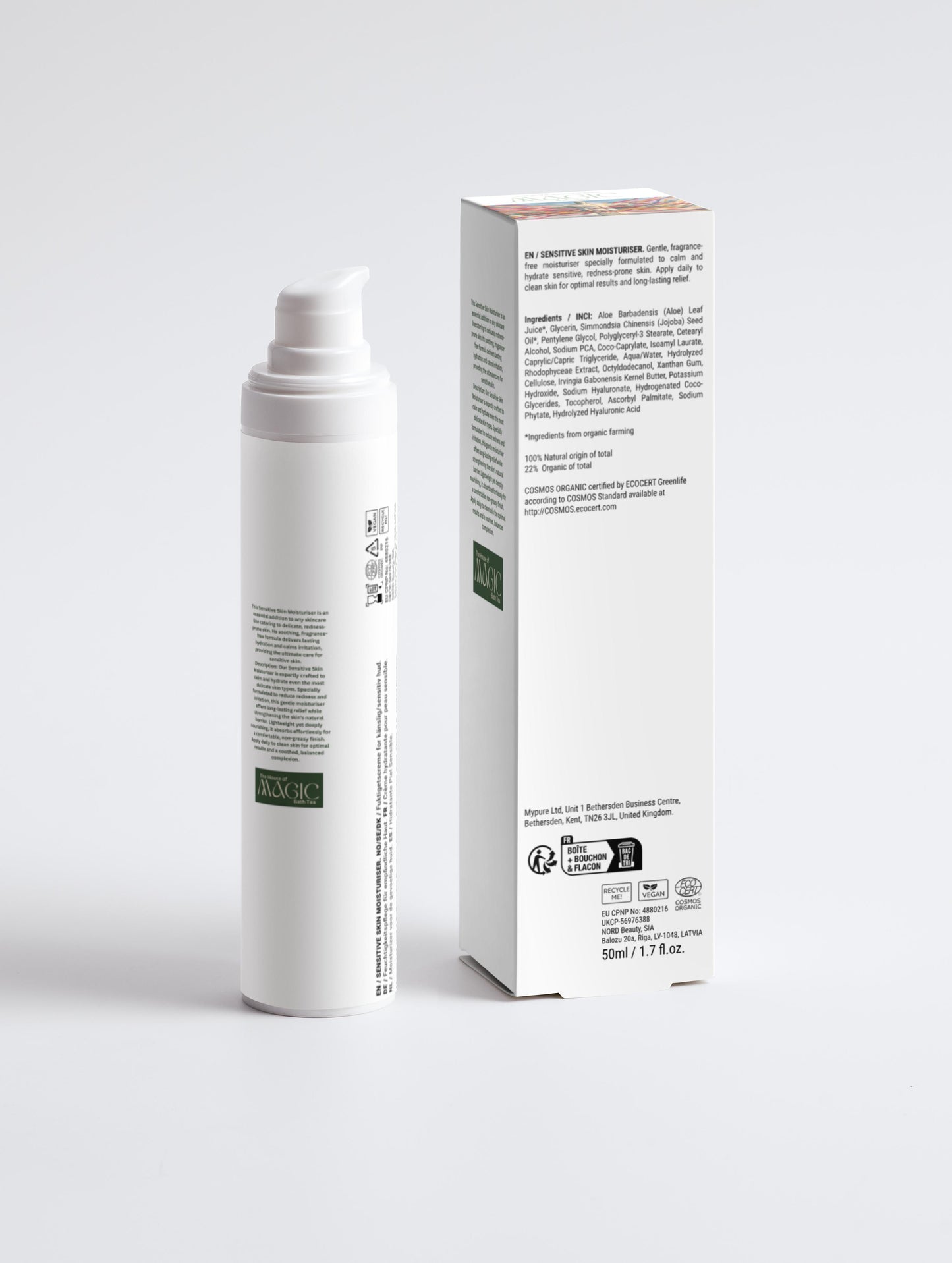 Sensitive Skin Moisturiser, Fragrance Free